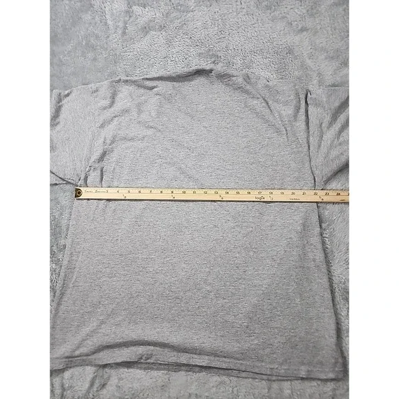 VINTAGE Nike Shirt Grey‎ Large Single Stitch Center Swoosh Made In USA - Picture 4 of 5